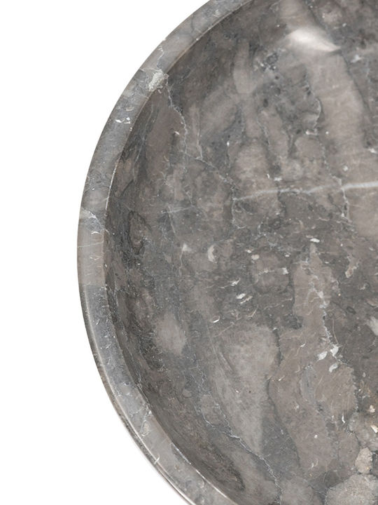 Artekko Marmor Dekorative Schale Marmor Grau 21x21x4,5cm