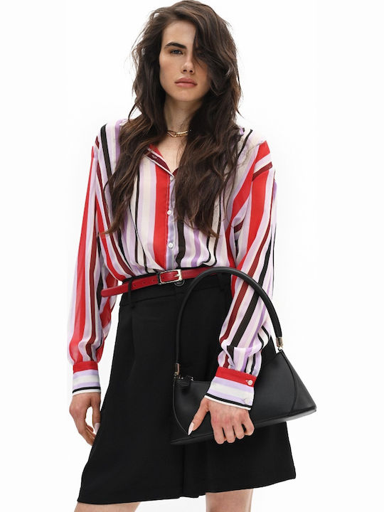 Long Sleeve Women's Striped Shirt