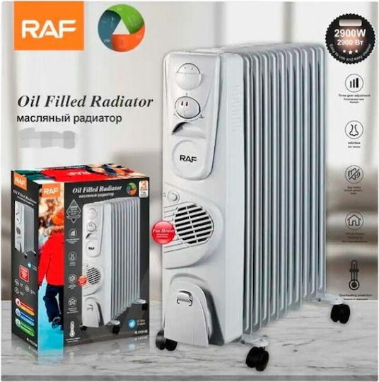 Raf Oil Filled Radiators With 11 Slices 2500W