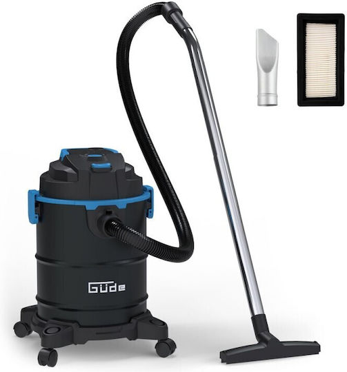 Güde GA Σκούπα Στάχτης 1200W με Κάδο 18lt