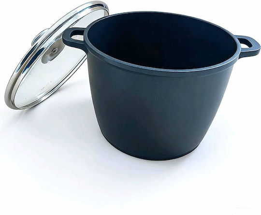 Relaxdays Tieftopf aus Aluminiumguss 10l / 20cm