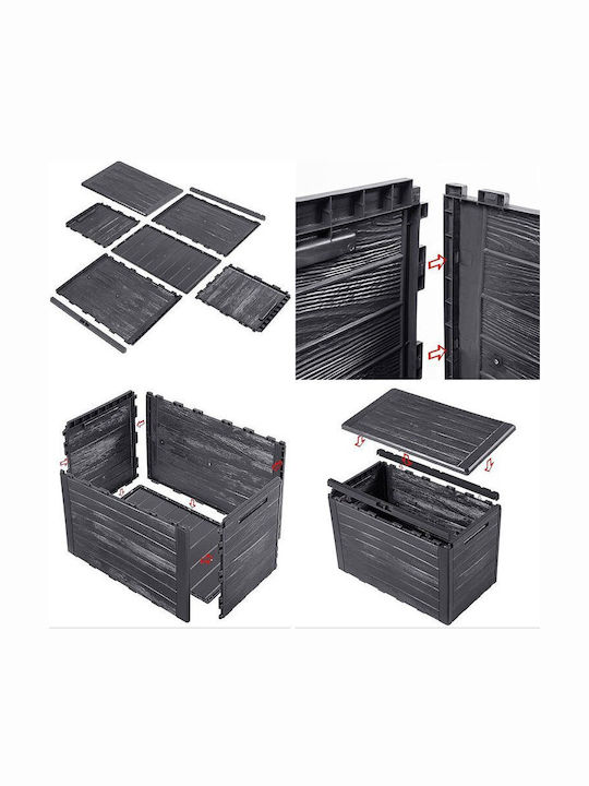 Stabplast Outdoor Storage Box 190lt Brown L78xW43.3xH55cm
