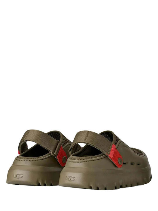 UGG Peakmod Peakmod Ανδρικά Ανατομικά Σαμπό Πράσινα