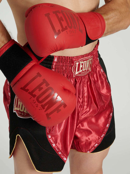 Leone 1947 Men's Boxing Shorts Kick-Thai Boxing Red