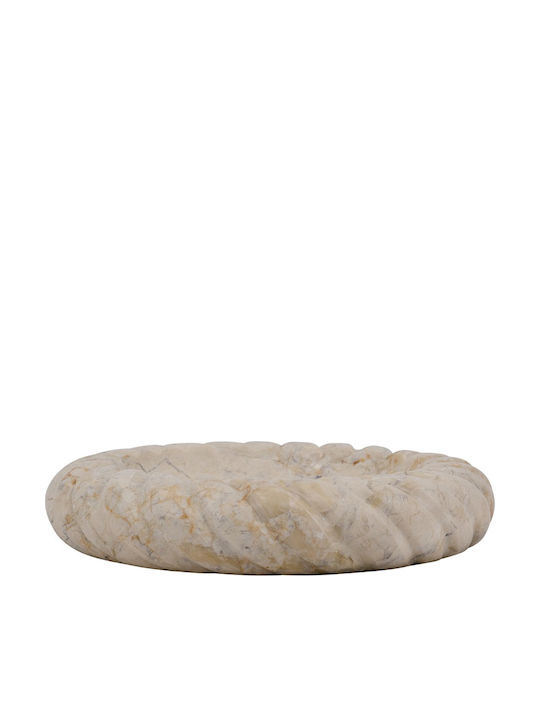 Artekko Dekorative Platte Marmor Beiges 21.6x21.6x5cm Artekko Dekorative Platte Marmor Beiges 21.6x21.6x5cm