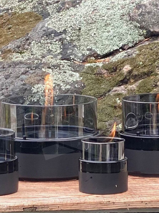 Tenderflame Kamin Innenbereich Metallisch Schwarz