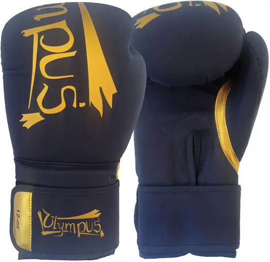 Olympus Sport Boxing Gloves from Synthetic Leather for Competition Green