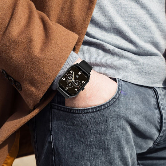 Kodak SW-7225 Smartwatch mit Herzfrequenzsensoren Schwarz