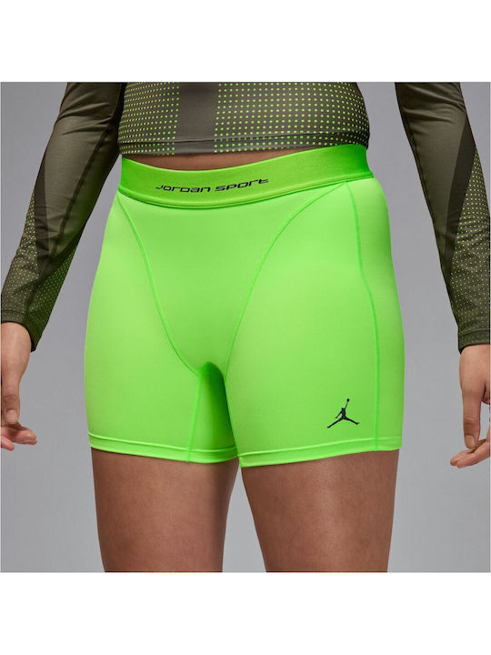Training Women's Leggings-Shorts Electric Green