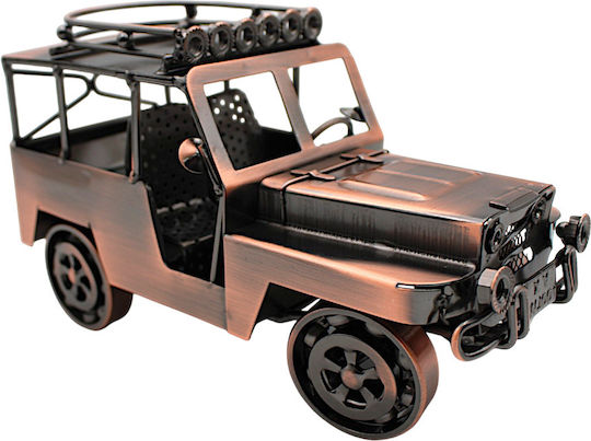 Metal Decorative Miniature Vintage Jeep 23.5cm 12dis03