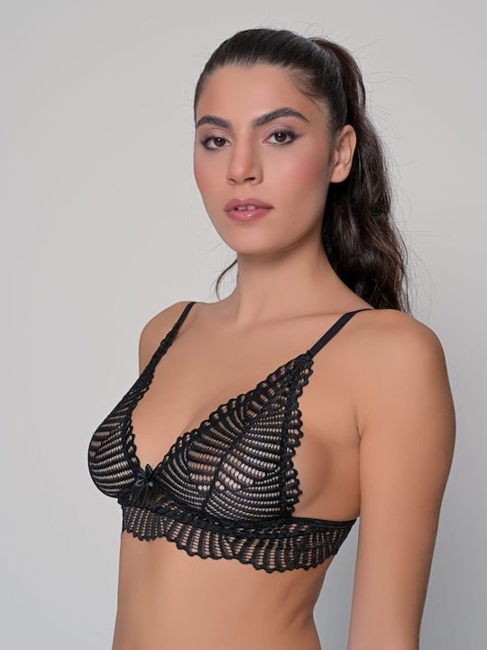 Milena Γυναικείo Bralette Χωρίς Επένδυση Δαντέλα Βεντάλια & Διακοσμητικό Φιογκάκι Κόκκινο Milena Γυναικείo Bralette Χωρίς Επένδυση Δαντέλα Βεντάλια & Διακοσμητικό Φιογκάκι Κόκκινο