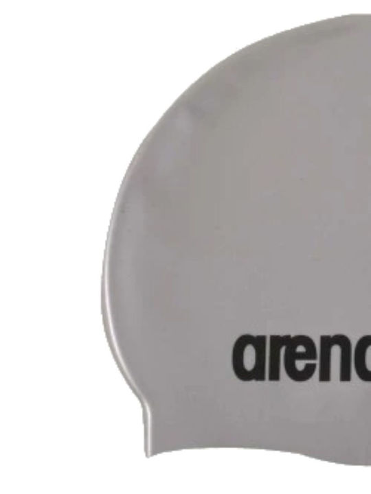 Arena Silicone Kids Swimming Cap Gray