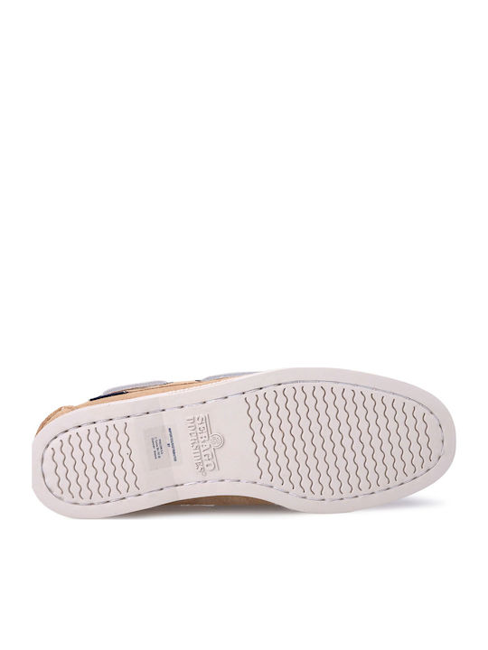 Portland Flesh Out Γυναικεία Boat Shoes σε Μπεζ Χρώμα