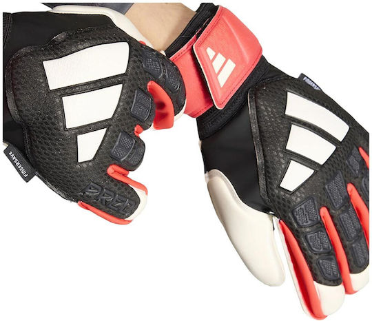 adidas Predator Match Fingersave Mănuși de Portar pentru Copii Negre