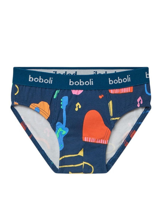 Boboli Комплект Детски Бикини Сини 3 Броя