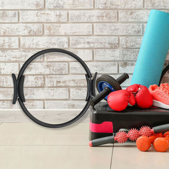 Inele Pilates Bluefinity 37cm Rezistență Exerciții și Tonifiere Husă Transport Negru 10032582