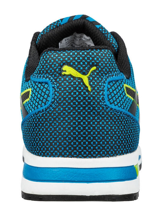 PUMA Blaze Knit Low Work Shoe Blue S1PS with HRO SRC Certification