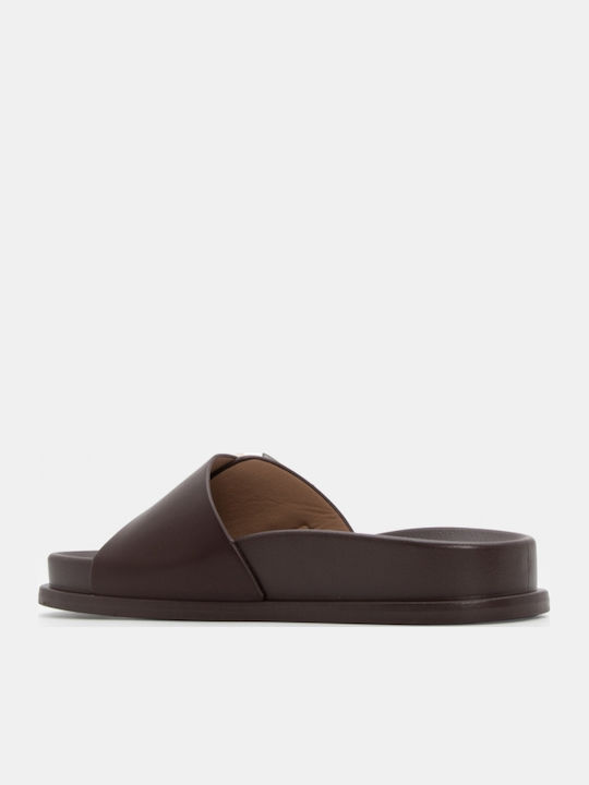 Дамски Сандали Flatforms Кафяви