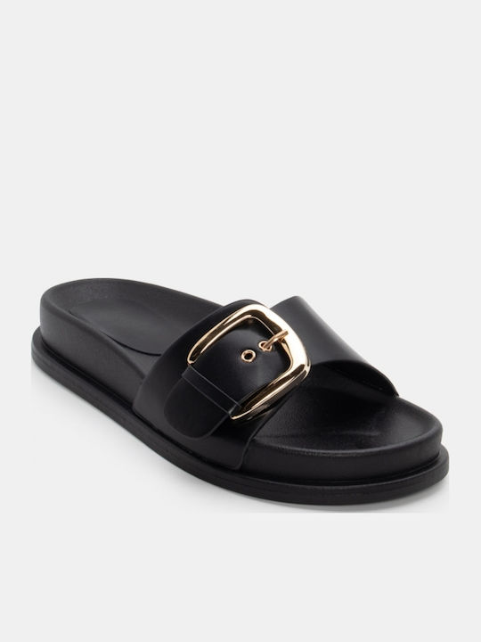 Sandale Casual Damă Flatforme Negre