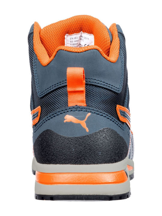 PUMA Crosstwist Waterproof Safety Boot Blue S3 with FO HRO SR Certification