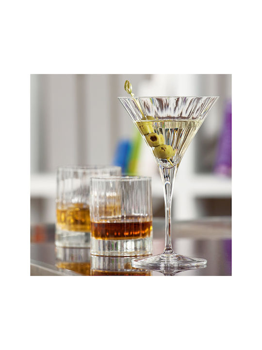 Luigi Bormioli Bach Set Pahare Cocteiluri din Sticlă cu Picior 260ml 4 Bucăți