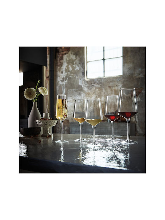 Luigi Bormioli Intenso Set Pahare pentru Vin Alb și Roșu din Sticlă cu Picior 550ml 6 Bucăți