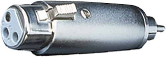 Electrovision Конвертор XLR женски към RCA женски Сребрист 1бр F346J
