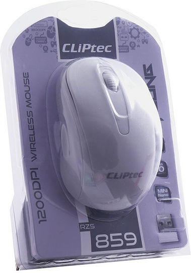 Cliptec RZS859 Ασύρματο Ποντίκι Γκρι