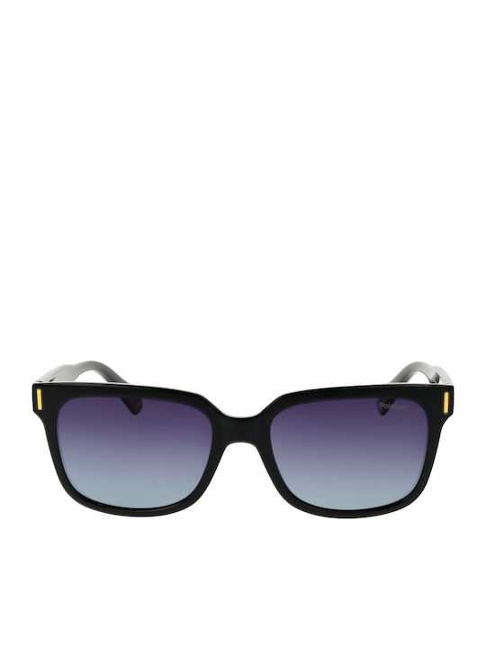 Polaroid Unisex Sunglasses with Black Frame and Black Polarized Lens PLD6191/S 548/07