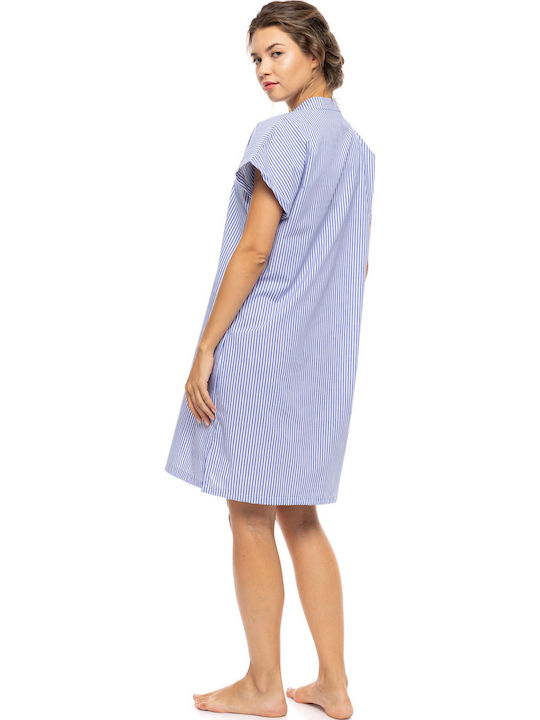 Pink Label Sommerliches Damen-Nachthemd MARINA STRIPE