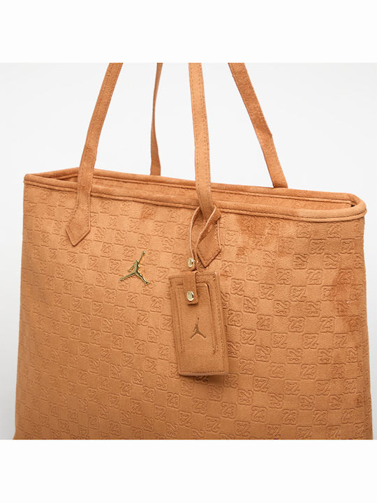 Monogram Women's Tote Handbag Brown