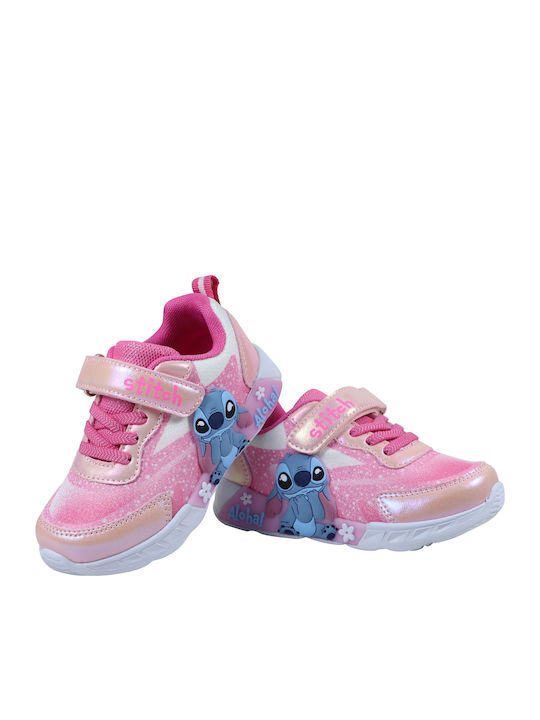 Lilo & Stitch Kids Sneakers with Lights Pink