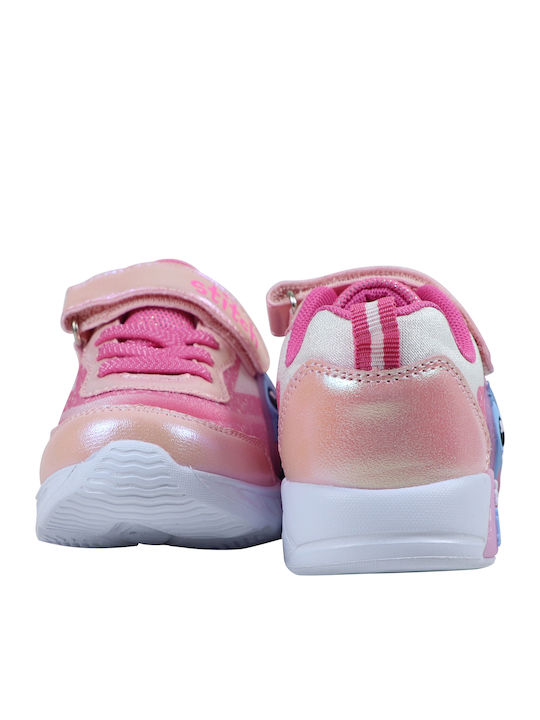 Lilo & Stitch Kids Sneakers with Lights Pink