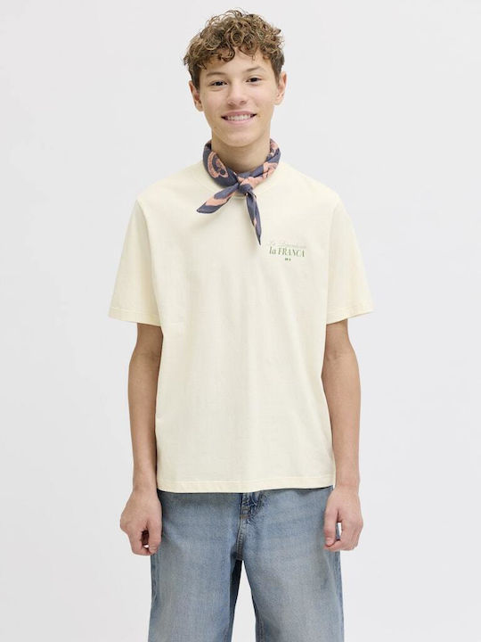 Kinder-T-Shirt Beige