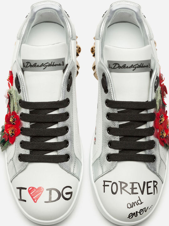Dolce & Gabbana Portofino Сникърси Флорални