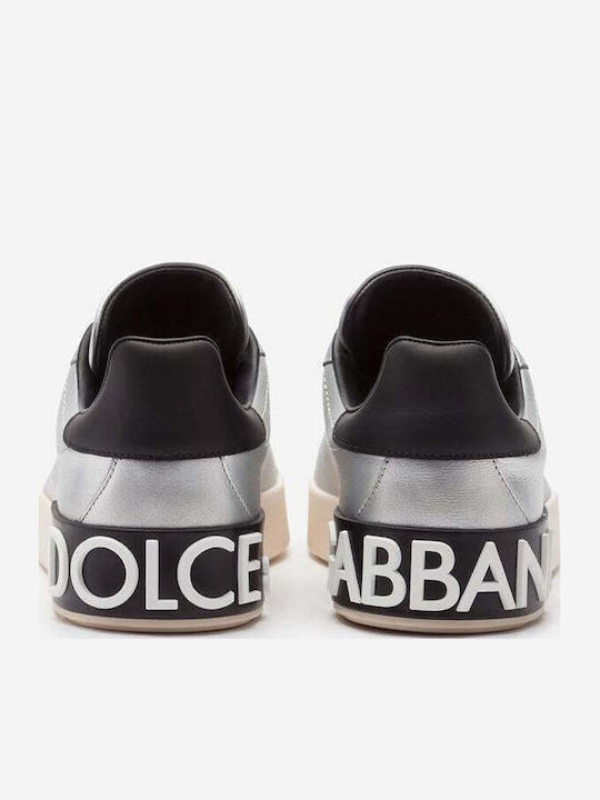 Dolce & Gabbana Portofino Adidași Argintii
