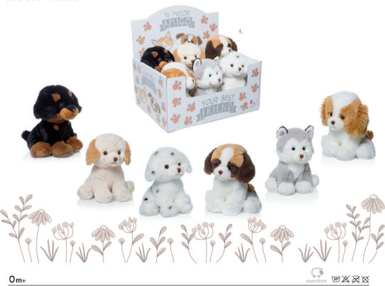 Plush Puppy Rottweiler for Newborns 20 cm