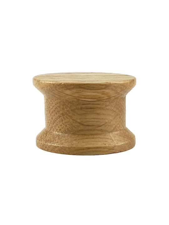 Viefe Knopf Möbelgriff aus Hölzernes in Beige Farbe Ø40mm 0601040W16 1Stück