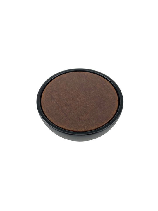 Viefe Buton Mobilier din Zamak & Lemn în Culoare Negru Φ45mm 0489045NM222 1buc