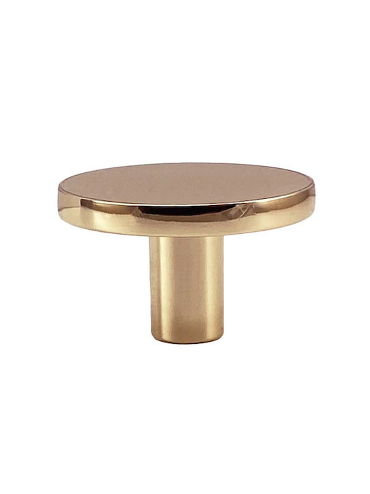 Viefe Buton Mobilier din Metal în Culoare Auriu Φ41mm 0168041Z07 1buc