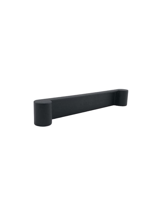 Pamar Handgriff Möbelgriff aus Zamak in Schwarz Farbe 144mm (Zentrenabstand 128mm) 295005 1Stück