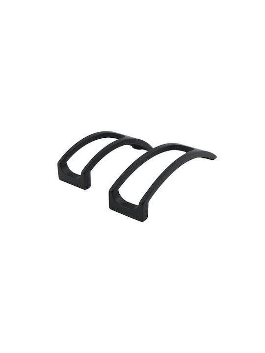 Pamar Handgriff Möbelgriff aus Metallisch in Schwarz Farbe 106mm (Zentrenabstand 96mm) 295037 1Stück