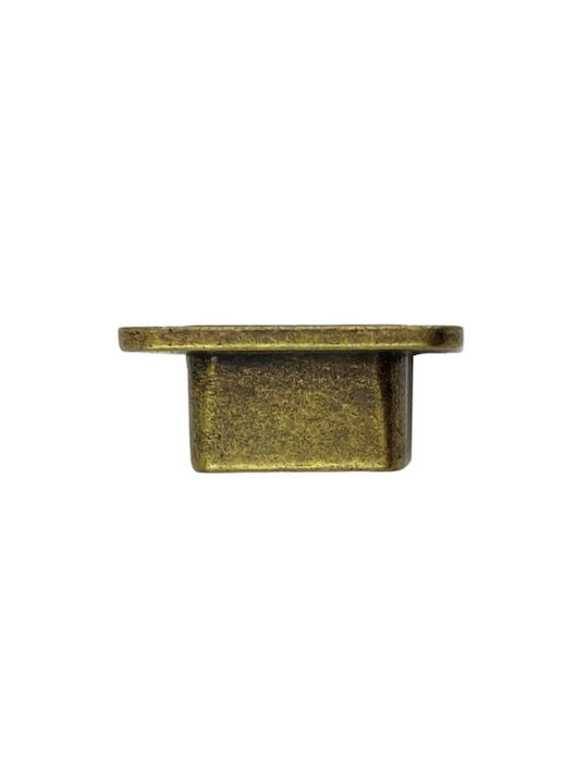 Herrajes Palencia Antik Knopf Möbelgriff aus Metallisch in Gold Farbe 410341 1Stück