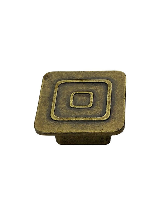 Herrajes Palencia Antik Knopf Möbelgriff aus Metallisch in Gold Farbe 410343 1Stück