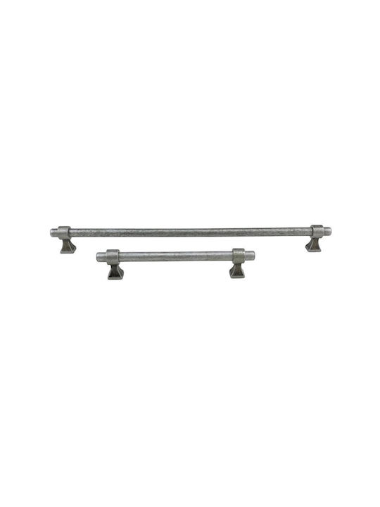 Herrajes Palencia Handgriff Möbelgriff aus Metallisch in Silber Farbe 128mm 326927 1Stück