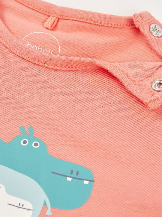 Kinder-Set mit Shorts Sommer 2Stück Coral