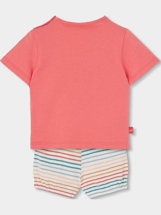 Kinder-Set mit Shorts Sommer 2Stück Coral