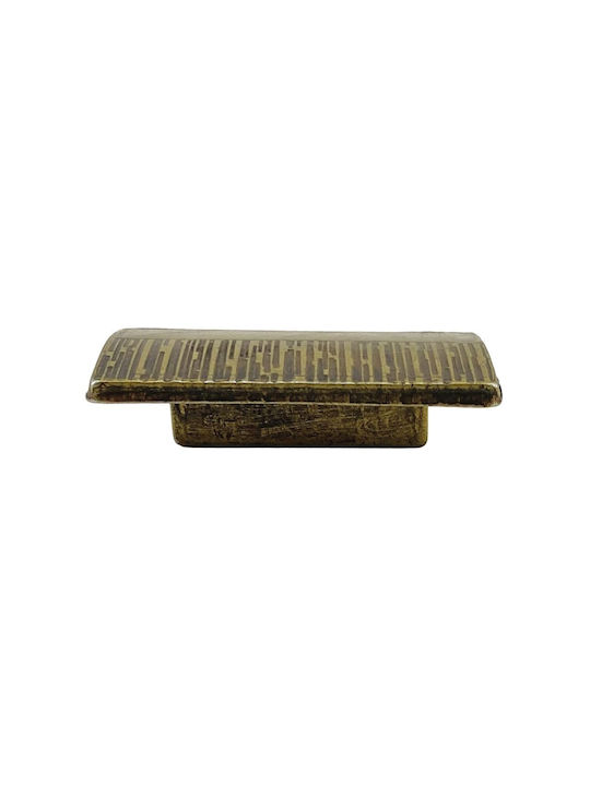 Herrajes Palencia Antik Handgriff Möbelgriff aus Metallisch in Gold Farbe 16mm 410324 1Stück