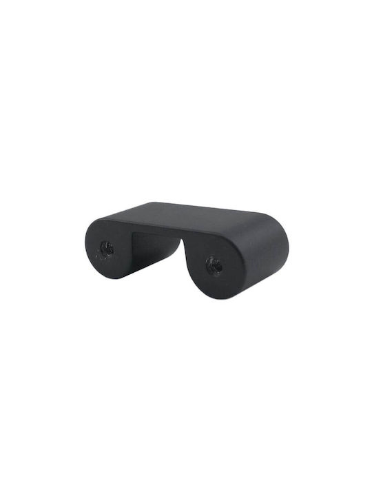 Pamar Handgriff Möbelgriff aus Metallisch in Schwarz Farbe 32mm 295004 1Stück