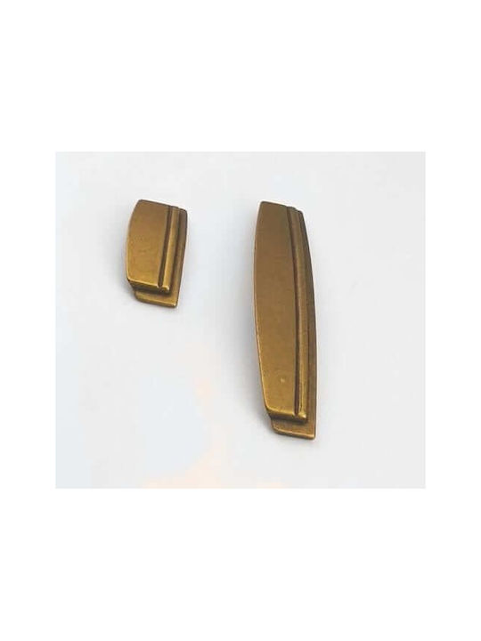 Flush Handle Furniture External Besana 1270 Florence Antique 32mm